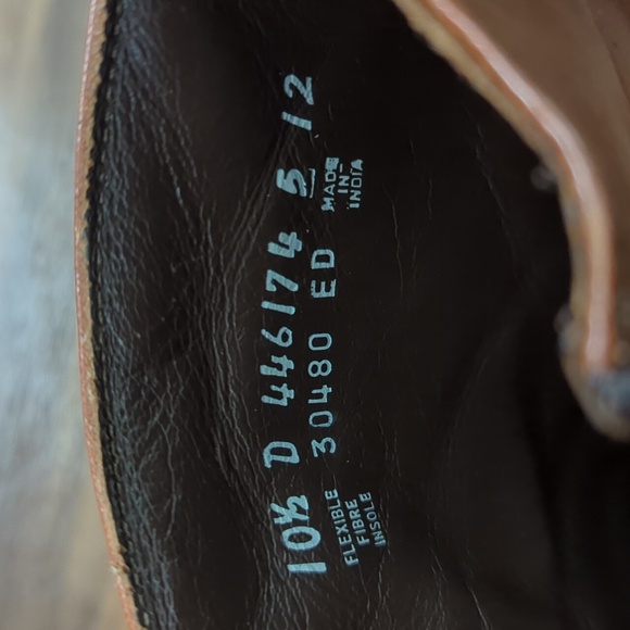 Florsheim Sorrento Pointed Toe Brown Leather Ankle Boots 10.5 D - Picture 7 of 11